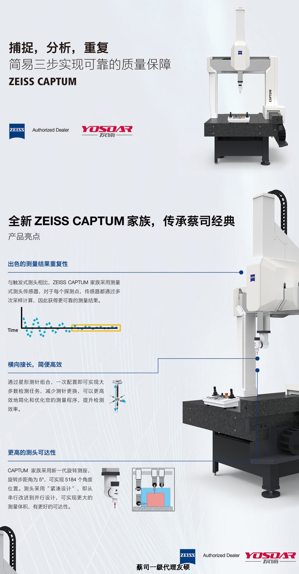 南充蔡司三坐标CAPTUM